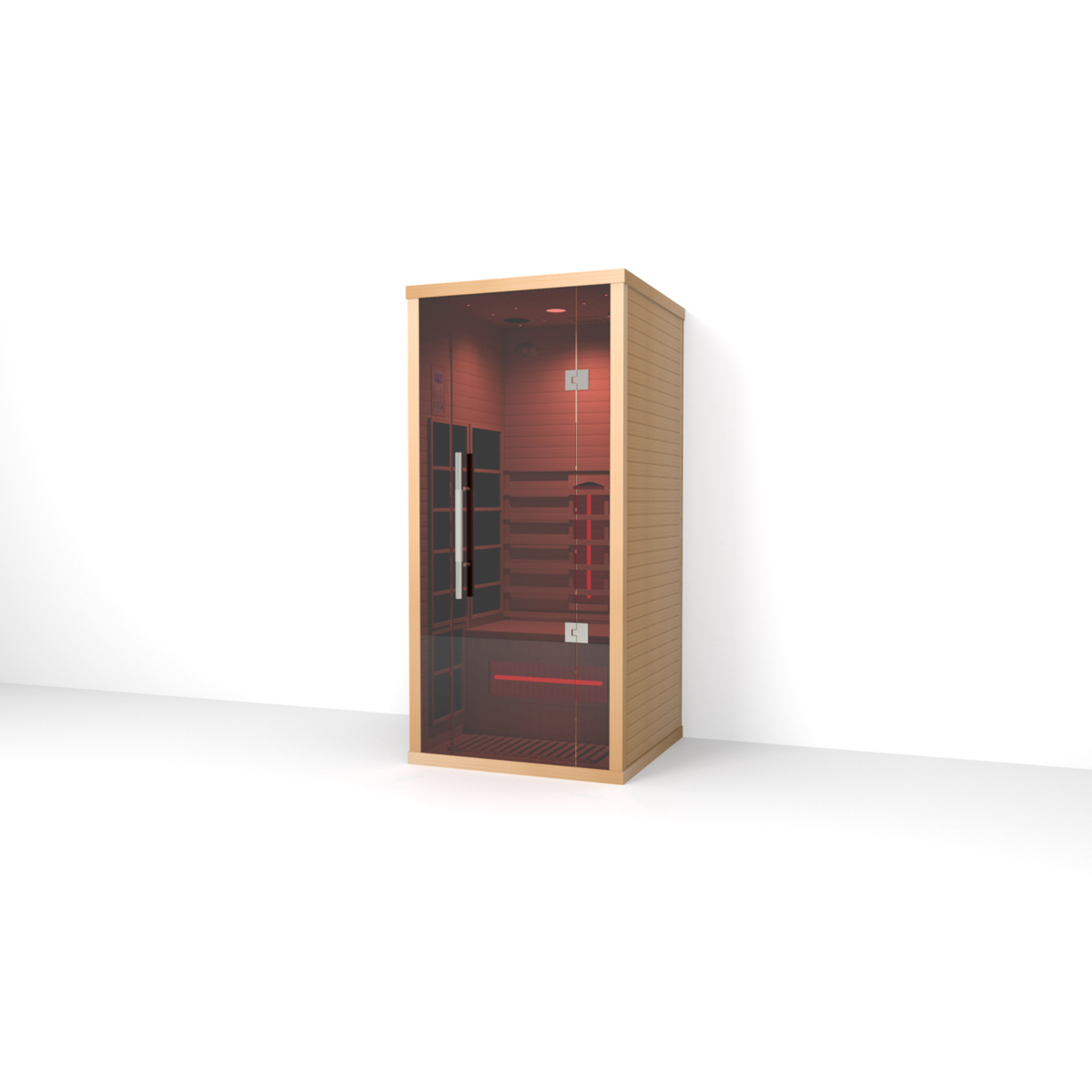 Orivon Wellness, Lumin One Near Zero EMF Far Infrared Sauna for 1–2 Persons | Canadian Hemlock Home Sauna