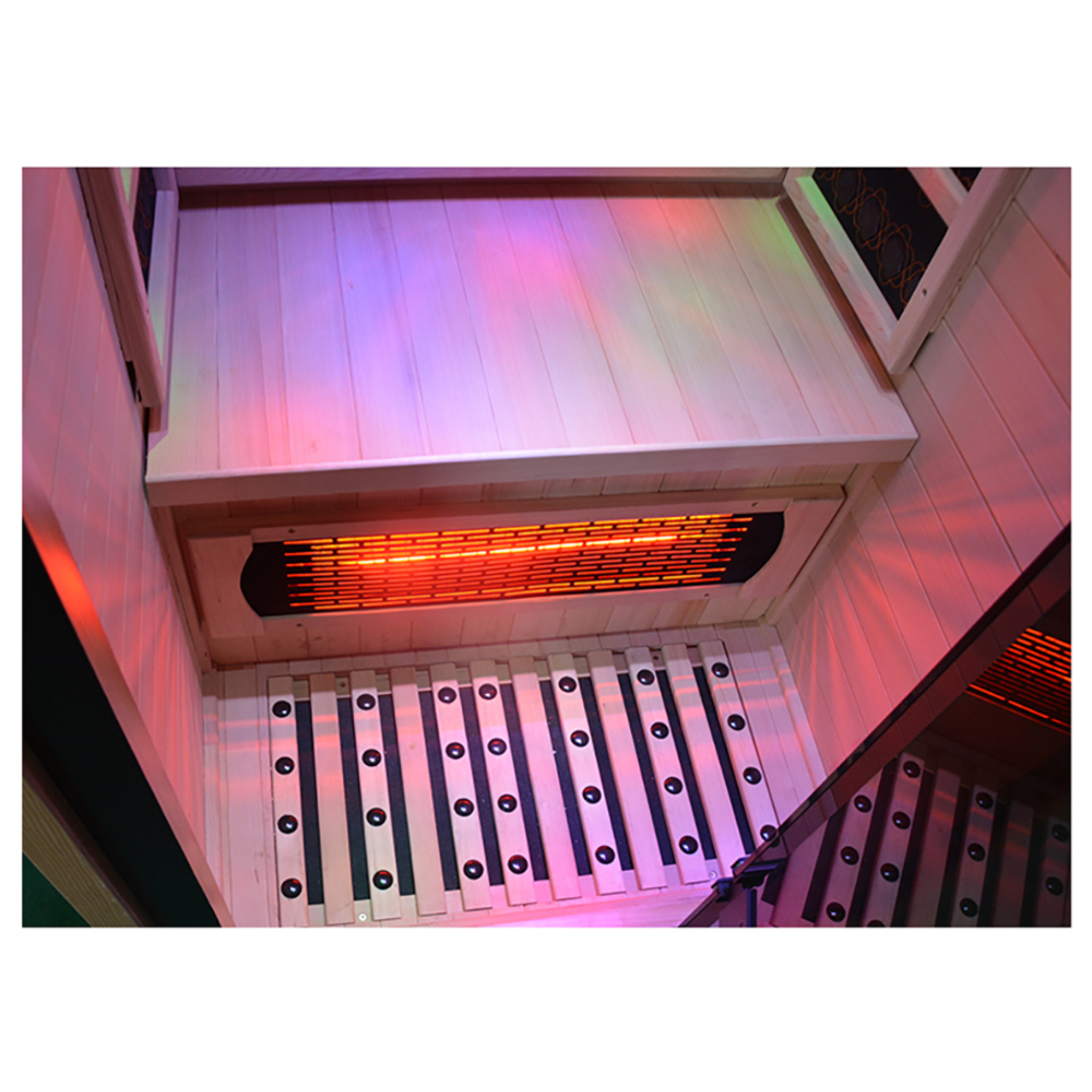 Orivon Wellness, Lumin One Near Zero EMF Far Infrared Sauna for 1–2 Persons | Canadian Hemlock Home Sauna
