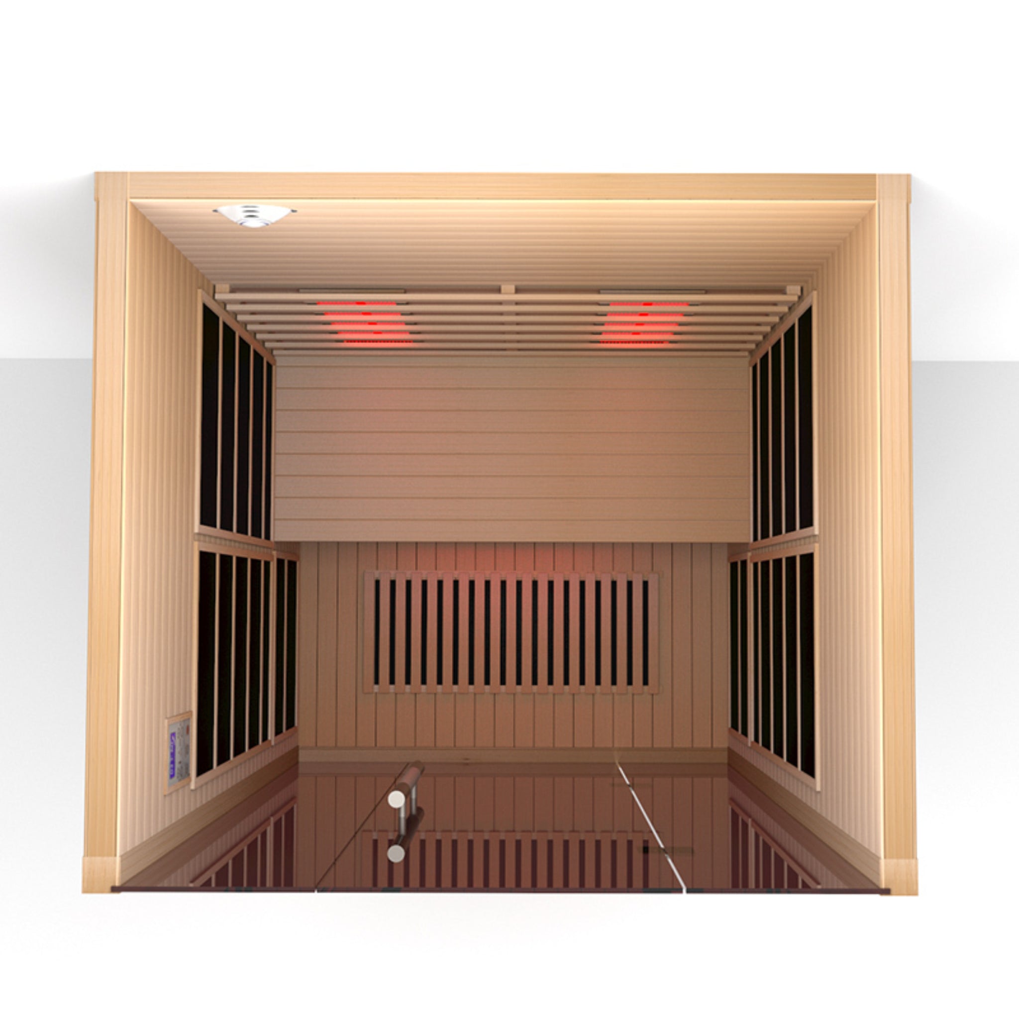 Orivon Wellness, Lumin Two Near Zero EMF Far Infrared Sauna for 2 Persons | Canadian Hemlock Indoor Home Sauna