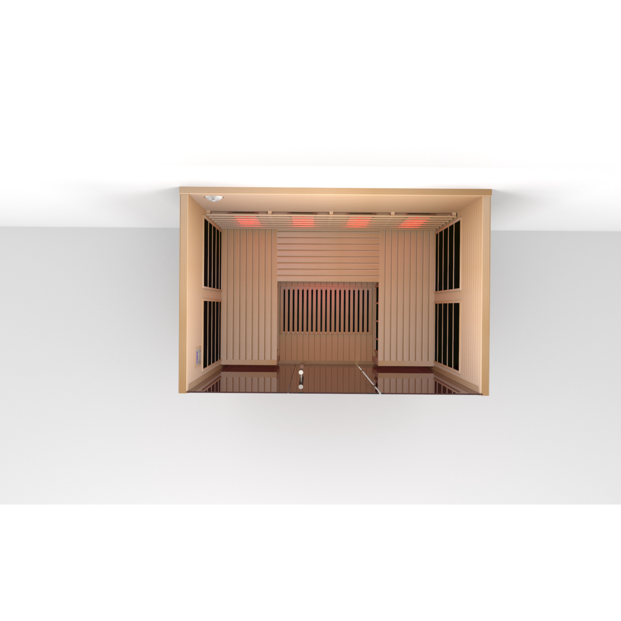 Orivon Wellness, Lumin Three Near Zero EMF Far Infrared Sauna for 3 Persons | Canadian Hemlock Indoor Home Sauna